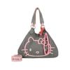Fritzi aus Preußen Henkeltasche Izzy Medium Limited Head Flocked im tollen Hello Kitty-Design grau Blau Damen