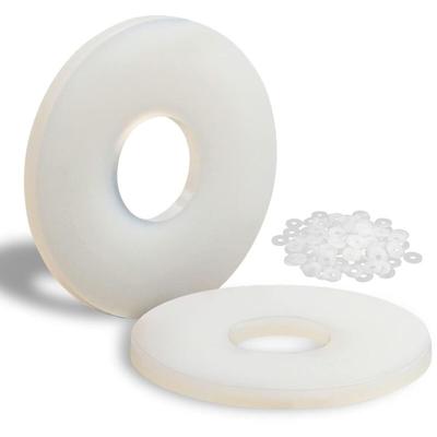 100 Stück Kunststoff Unterlegscheiben M6-18MM Nylon Unterlegscheiben Karosseriescheiben Image