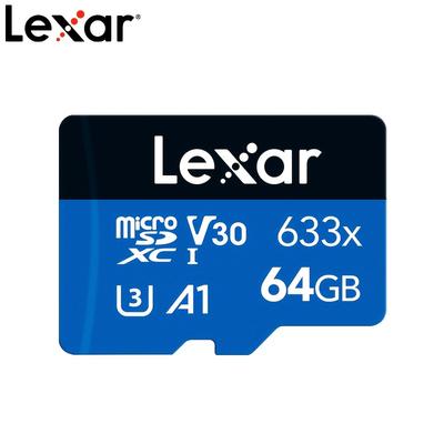 TEMU Lexar 633x Card 32gb 64gb 512gb Memory Card A1 V10 Class10 128gb Tf Flash Card For Drone Sport/camcorder/cell Phone Image