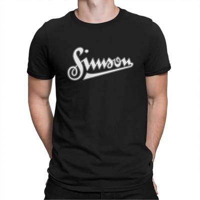 TEMU Awo Logo Men's T-shirt - 100% Cotton Short Sleeve Crewneck Tee With Stylish Cursive Graphic Print, Black & , Regular Fit Casual Shirt For Wear, Apparel, Machine Washable Top Image