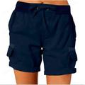 Per donna Shorts da corsa Shorts da escursionismo Estate Esterno Vestibilità regolare Asciugatura Rapida Pantaloncini Coulisse Elastico in vita Cáqui Escuro Nero Corsa Caccia Arrampicata S M L XL XXL