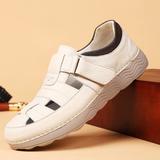 Men's Tan Velcro Strap Sneakers with Breathable Upper and Flexible Sole – Comfortable and Stylish Shoes for Casual Wear and Outdoor Activities