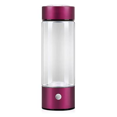 Hydrogen Water Bottle 3 Mins Hydrogen Water Bottle Generator Portable SPE PEM Technology Water Ionizer Gift for Love Suitable for Travel Exercise Home Black Lid