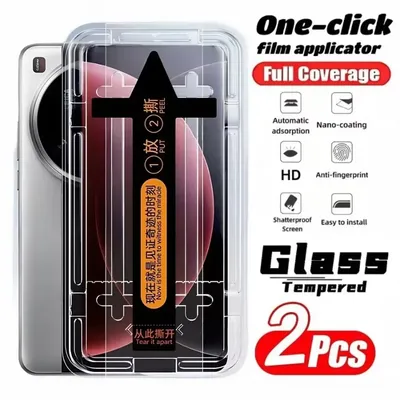 One Click Installation Screen Protector for Xiaomi 15 14 13 Ultra Premium Tempered Glass for Xiaomi POCO C71 F7 Ultra M7 Pro