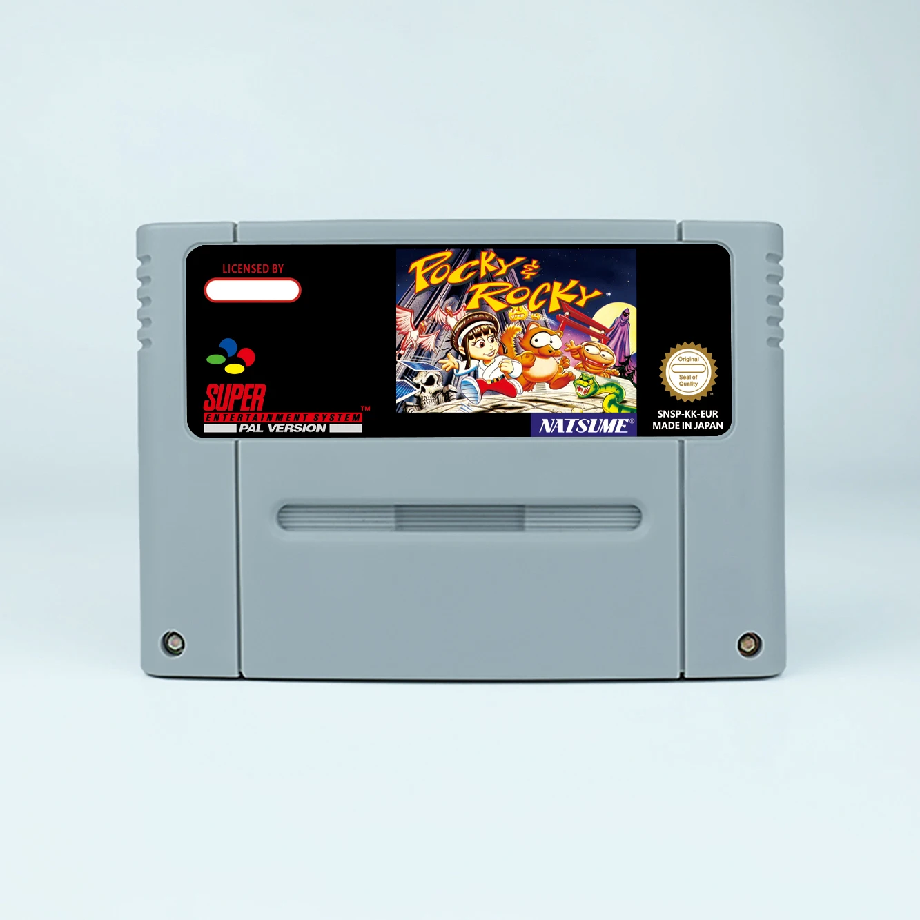 Pocky & Rocky 1 2 Action Game for SNES 16 Bit Game Card for EUR PAL Version SNES video Game Console FOR Nintendo
