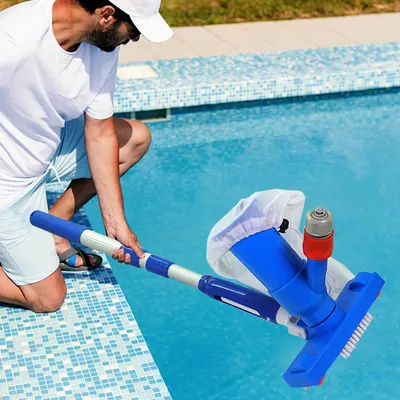 Handheld Pool Cleaner Wartungs kit tragbare Pool Cleaner Suppies abnehmbar für Schmutz Sand & Schlitz Reinigung