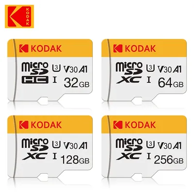 Kodak Original Micro SD-Speicherkarte 64 GB 128 GB SD-Karte Micro SDXC Class10 512 GB 256 GB 32 GB Flash-SD-Speicherkarte mit hoher Kapazität