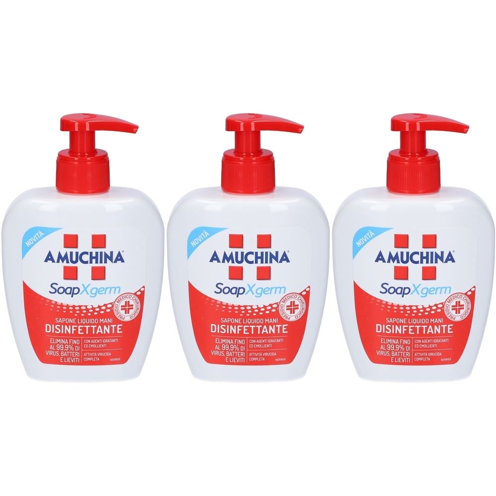 Amuchina Disinfettante Set da 3 3x250 ml Sapone