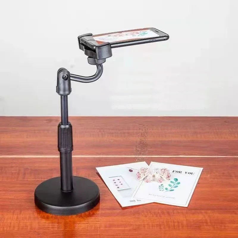 Trépied de bureau pour téléphone Smartphone Iphone avec support de téléphone support Tripe pour téléphone Mobile Statief support Table