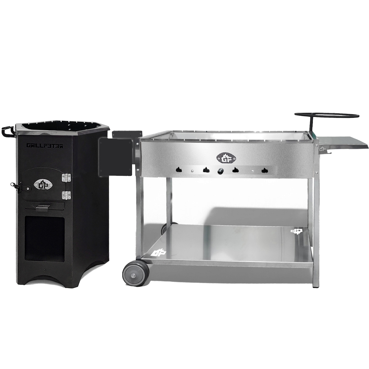 Grillpeter Grillstation Batyr Feuertonne mit Mangal und Zubehör Image