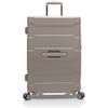 Hartschalen-Trolley HEYS "ReNew, verschiedene Größen und Farben", Gr. B/H/T: 43cm x 65,5cm x 27,7cm 81 l, beige (atmosphere), Kunststoff, clean, matt, casual,Basic, Koffer, Koffer Reisegepäck herausnehmbares Innenfutter Volumenerweiterung