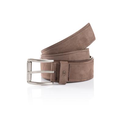 Ledergürtel TOM TAILOR "TTJAY", Damen, Gr. 100, braun, Rindsleder, unifarben, klassisch, Gürtel, mit silberfarbener Schließe Image