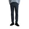 Chinohose MARC O'POLO "aus Bio-Baumwoll-Mix", Herren, Gr. 34, Länge 32, blau (schwarz navy), Obermaterial: 96% Baumwolle, 4% Elasthan, unifarben, casual, gerade, unten schmal normal, Hosen