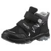 Klettboot SUPERFIT "JUPITER WMS: Weit", Kinder, Gr. 30, schwarz (schwarz, grau), Lederimitat, Polyester, casual, Schuhe, Winterschuh mit gepolstertem Schaftrand, Größenschablone zum Download