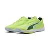 Trainingsschuh PUMA "Accelerate Turbo 4 Handballschuhe Erwachsene", Gr. 45, fizzy light grün terrain weiß silber gelb, Obermaterial: Textil, Synthetik; Futter: Textil; Innensohle: Textil; Laufsohle: Gummi, Synthetik, Schuhe