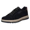 Schnürschuh BUGATTI, Herren, Gr. 40, blau, Veloursleder, casual, Schuhe, Halbschuh, Sneaker, Freizeitschuh mit Profilsohle