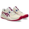 Tennisschuh ASICS "GEL-CHALLENGER 15 INDOOR", Gr. 41,5, cream, bright rose, Synthetik, sportlich, Schuhe