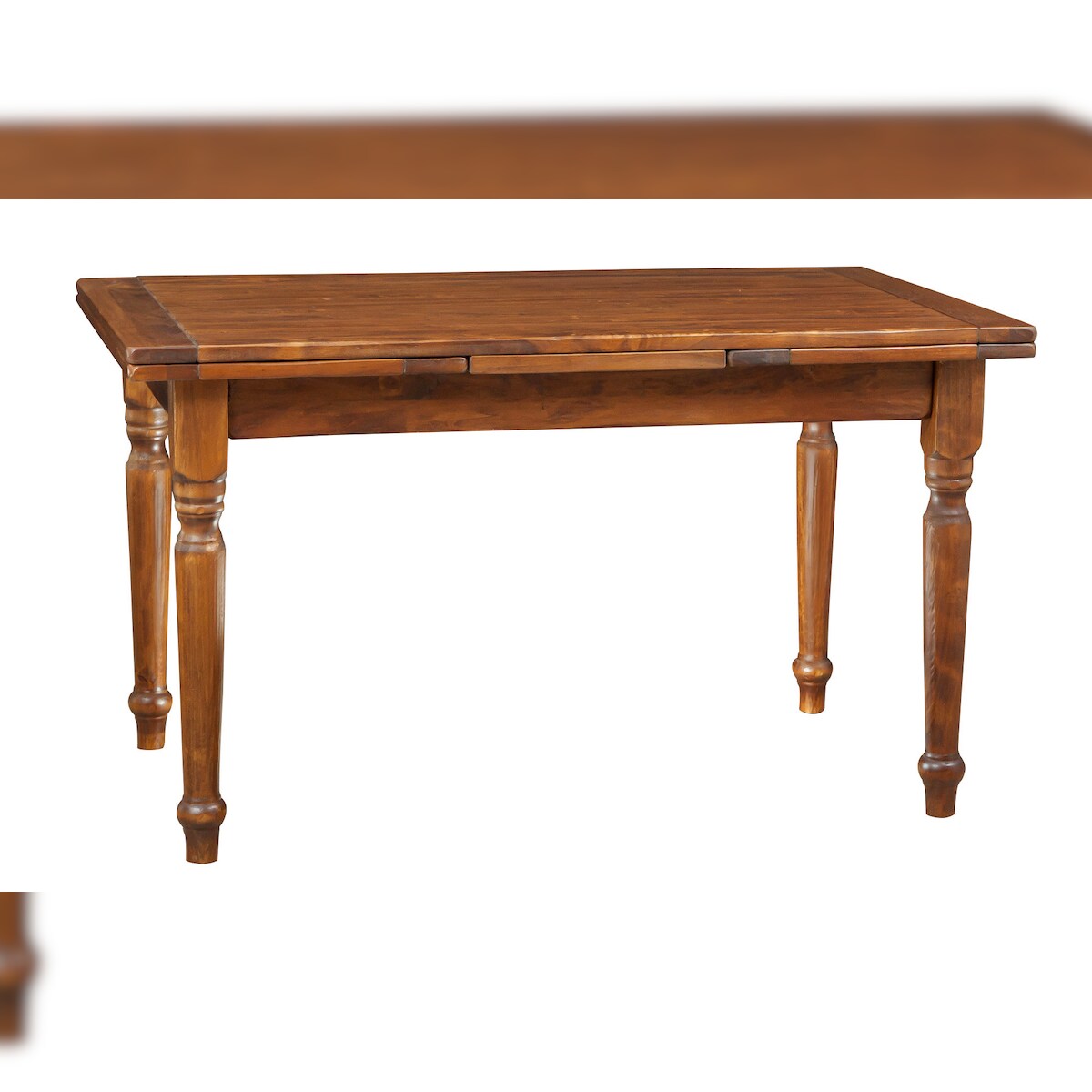 BISCOTTINI INTERNATIONAL ART TRADING Biscottini Massivholztisch - Restauranttische 140x80 cm - Ess- und Küchentisch - Ausziehbarer Tisch - Rechteckiger Tisch Made in Italy Image