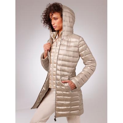 Daunenjacke CREATION L PREMIUM, Damen, Gr. 40, beige (sesam, elfenbein), 55% Polyester, 45% Polyamid, Wattierung:90% Daunen, 10% Federn, unifarben, Langarm, Jacken Image