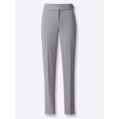 Webhose LADY, Damen, Gr. 40, Normalgrößen, blau (topas), 77% Polyester, 20% Viskose, 3% Elasthan, unifarben, Hosen Image