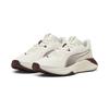 Trainingsschuh PUMA "FLORAL RIBBON PWRHybrid Sneakers Damen", Gr. 37.5, warm weiß ruby shimmer rot, Obermaterial: Synthetik, Textil; Futter: Textil; Innensohle: Textil; Laufsohle: Gummi, Schuhe