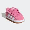Sneaker ADIDAS ORIGINALS "CAMPUS KIDS BABYSCHUH", Gr. 18, bliss pink, cloud weiß, gum 2, Synthetik, sportlich, Schuhe