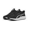 Laufschuh PUMA "Skyrocket Lite 2 Laufschuhe Erwachsene", Gr. 47, schwarz-weiß (schwarz, weiß silber metallic), Obermaterial: Synthetik, Textil; Futter: Textil; Innensohle: Textil; Laufsohle: Synthetik, Gummi, Schuhe