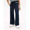 Sweathose TOMMY HILFIGER "TOMMY SCRIPT SWEATPANT", Mädchen, Gr. 16 (176), N-Gr, blau (schwarz night navy), Sweatware, Obermaterial: 80% Baumwolle, 20% Polyester, unifarben, casual, regular fit lang, Hosen, für Kinder bis 16 Jahre, mit Logo-Schriftzug