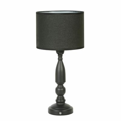 Rechargeable Black Candle Table Lamp