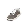 Sneaker MARC O'POLO "aus edlem Veloursleder", Herren, Gr. 46, gray pin, griffin, Obermaterial: 100% Leder (Rind), unifarben, Schuhe