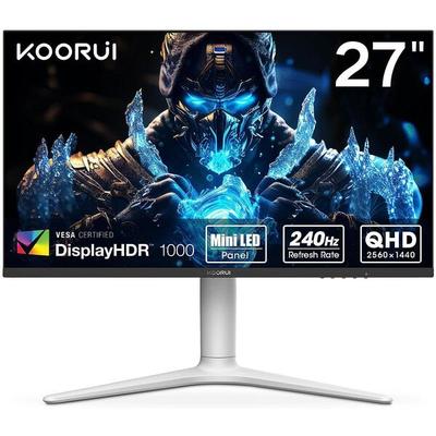 KOORUI Gaming Monitor »GN10« 68,59 cm / 27 '' weiß
