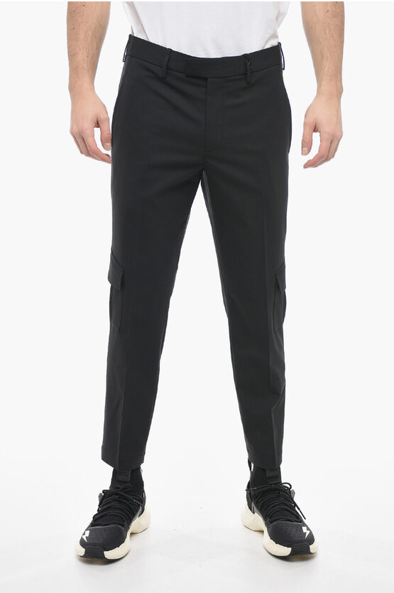 Skinny Fit-Cargohose NATE in Schwarz Image