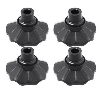 4 StüCk Campinghocker-Beinkappe, Rutschfeste Outdoor-Stuhl-FußAbdeckung, Verstellbares Image