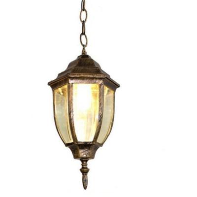Retro Hängeleuchte Höhenverstellbare Pendelleuchte Metall Glas Deckenlampe für Esszimmer Café Bar Image