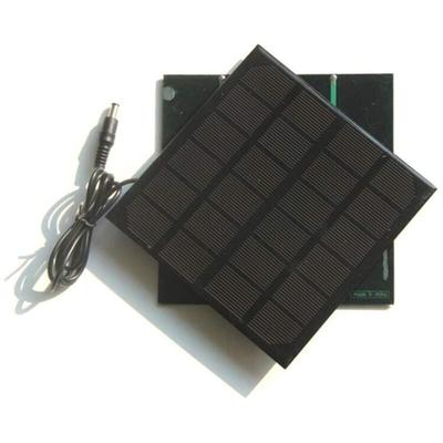 DC-Ausgang, 3 w, 6 v, monokristallines Silizium-Solarmodul, Batterie, Lampe, Ladegerät, Netzteil Image