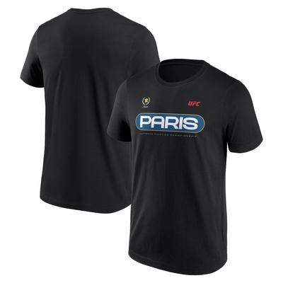 UFC Paris 2025 T-Shirt – Schwarz – Herren Image