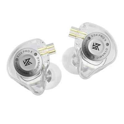 KZ EDX Pro X Single Dynamic Driver In-Ear-Monitor Kabelgebundene Ohrhörer HiFi-Kopfhörer mit abnehmbarem Kabel Image