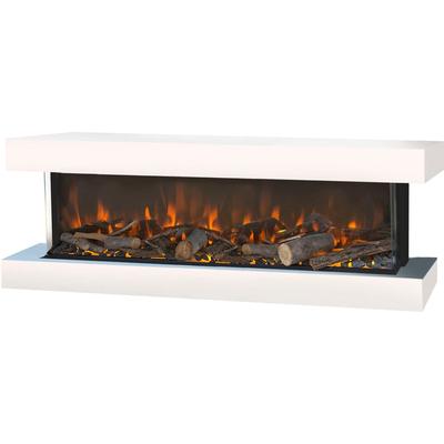 Elektrokamin XARALYN "Disegno", weiß, B:149cm H:47cm T:32cm, Elektrokaminöfen, 20/700/1400 W, inkl. Heizung Image