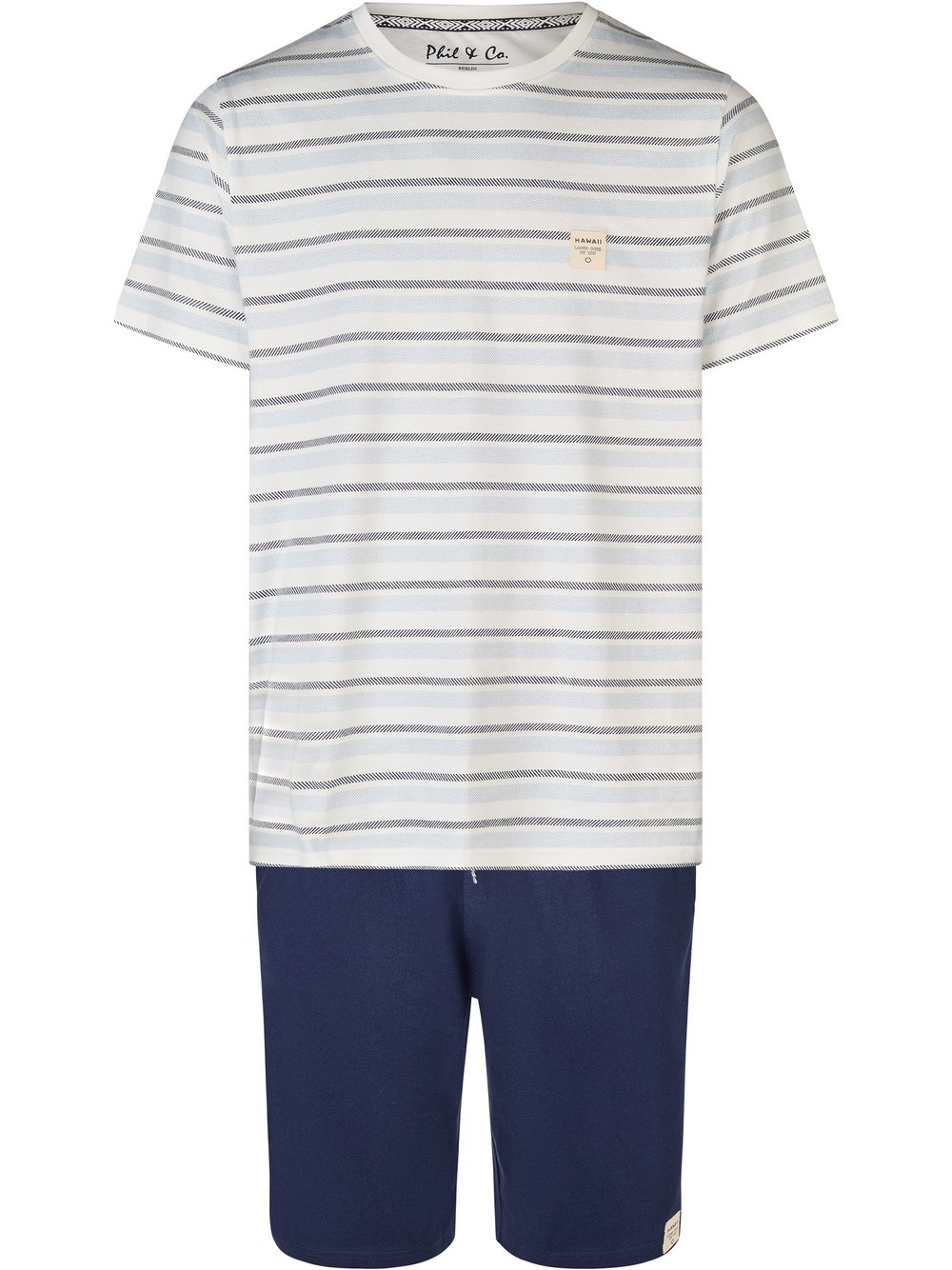 Phil & Co. Berlin Pyjama Herren mehrfarbig, XXL Image