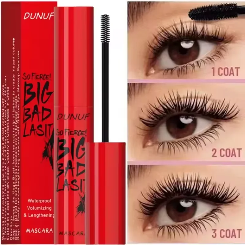 Wasserdichte Mascara Wimpern Verlängerung Langlebige Seidige Wimpern Schwarz Wimpern Verlängerung Make-Up Schönheit Auge Koreanische Kosmetik