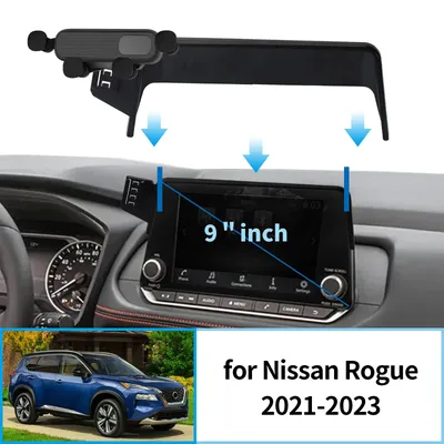 Auto Handy Halter für Nissan Rogue 2021-2024 T33 8 zoll GPS Halterung Navigation Stehen Auto Zubehör