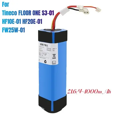 100% original 4000mah für tineco floor one 1,0 FW25M-01 FW25W-01 fw09010ecn HF10E-01 HF20E-01 S3-01 staubsauger batterie Image