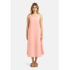 Sommerkleid SMITH & SOUL, Damen, Gr. S, US-Größen, rot (coral), Material: 82% Viskose, 18% Polyamid, unifarben, casual, regular fit lang, Rundhals, ohne Ärmel normaler Saum, Kleider, mit Seitenschlitze