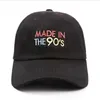MADE IN THE 90'S Snapback Cap Baumwolle Baseball Cap für Männer Frauen verstellbare Hip Hop Papa Hut Bone Garros