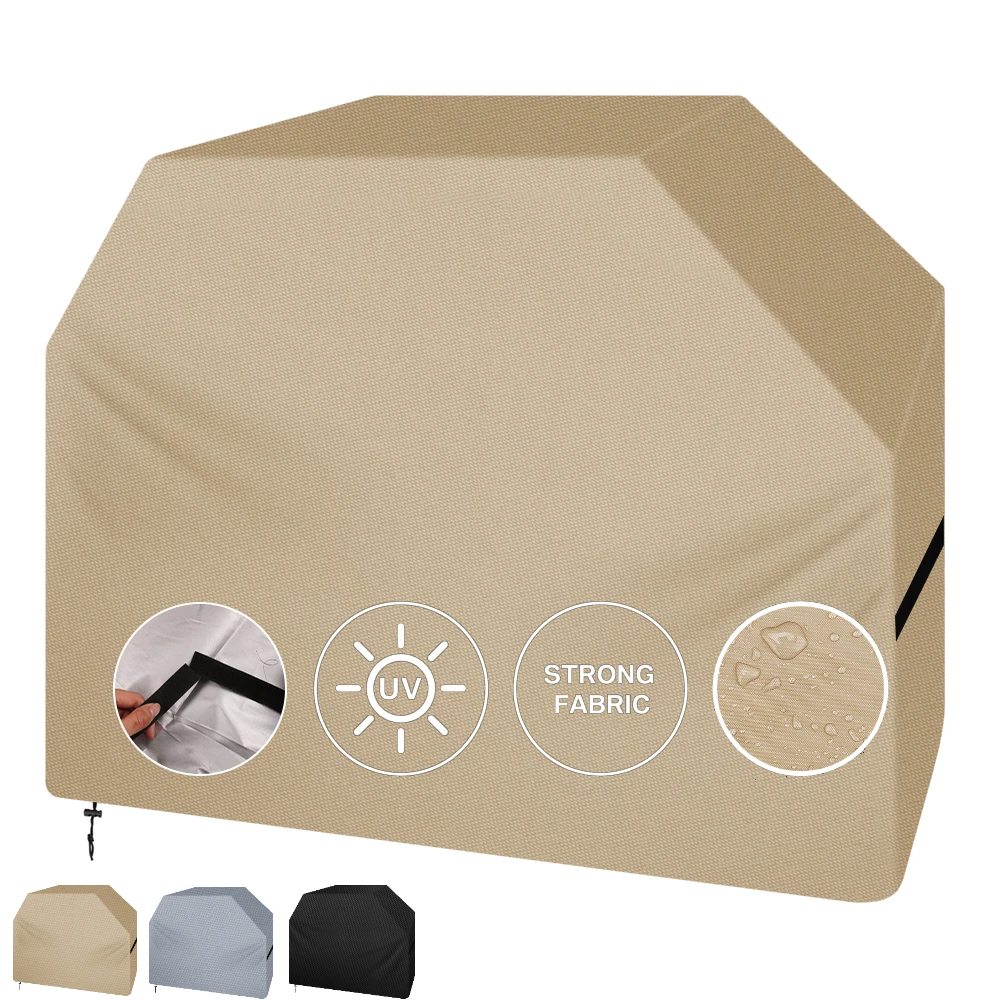 Grillabdeckung, 147 x 61 x 122 cm, wasserdicht, UV-beständig, Gasgrillabdeckung für Outdoor-Grill, Charbroil-Grillschutztuch, Grillzugang Image