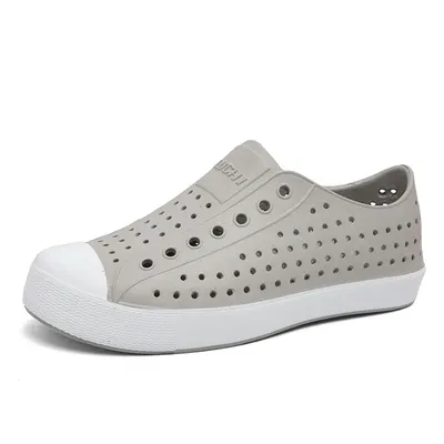 Hollow-out Shoes Summer Breathable Non-slip Korean-style Comfortable Kids High Quality Crocs Boys Wading Beach Baotou Sandals