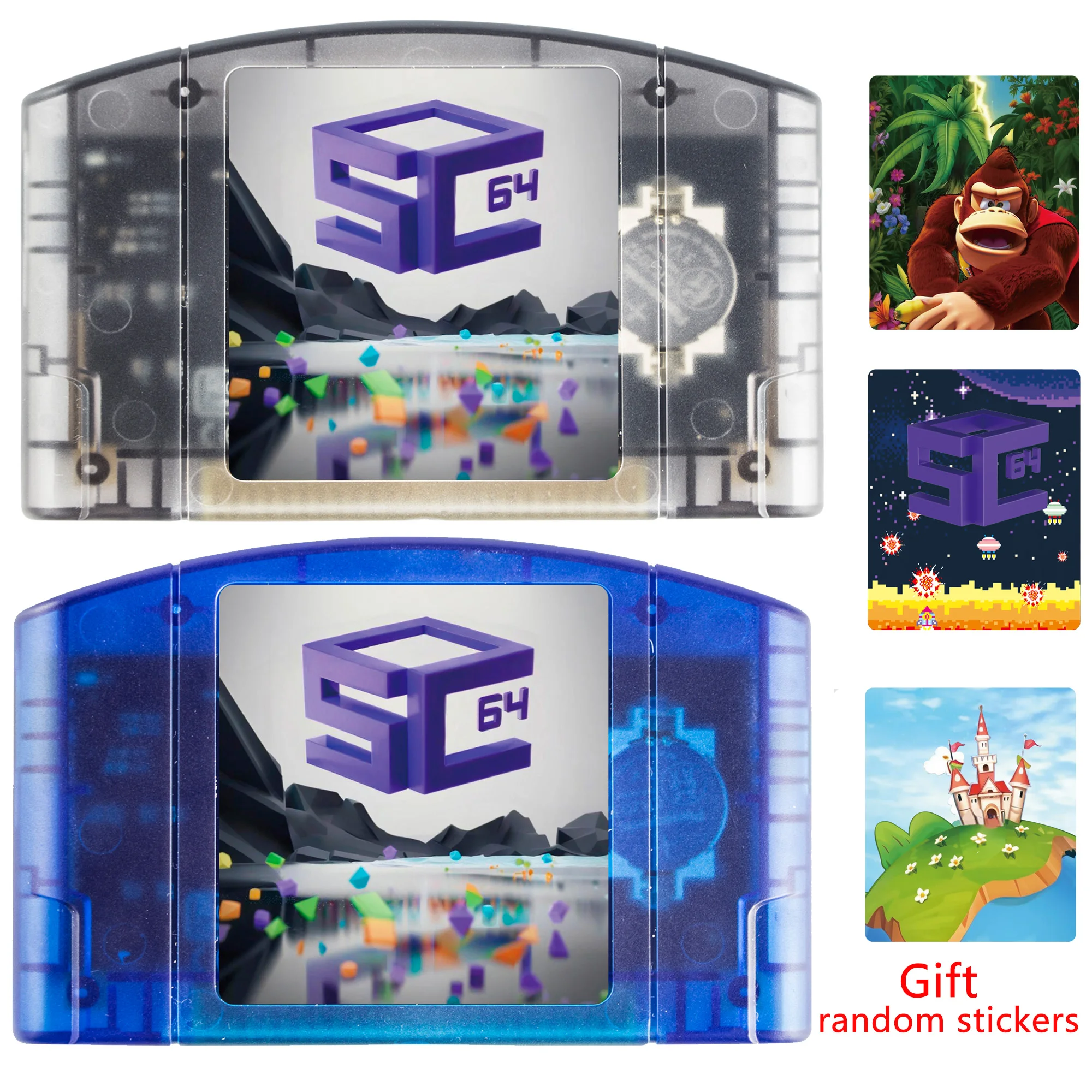 REMANK SC64Summer SC64 CART Game Card SC64 N64 Open Source 5000 in 1 SC64 Flash SNES GBC N64DD N64 Retro Video Games Accessory