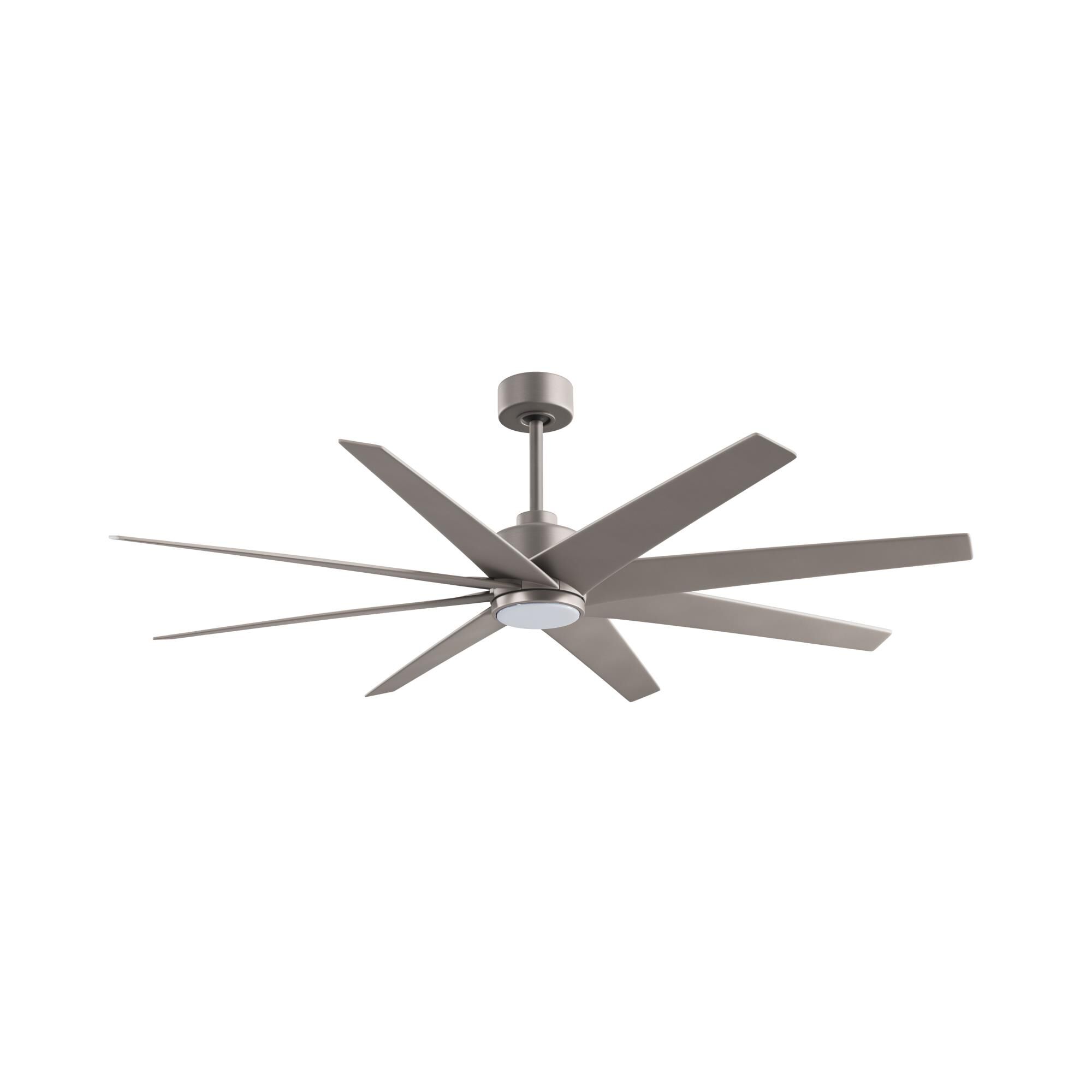 Matthews Fan Company Ariella Outdoor Rated 64 Inch Ceiling Fan with Light Kit - ANLK-BN-BN-64