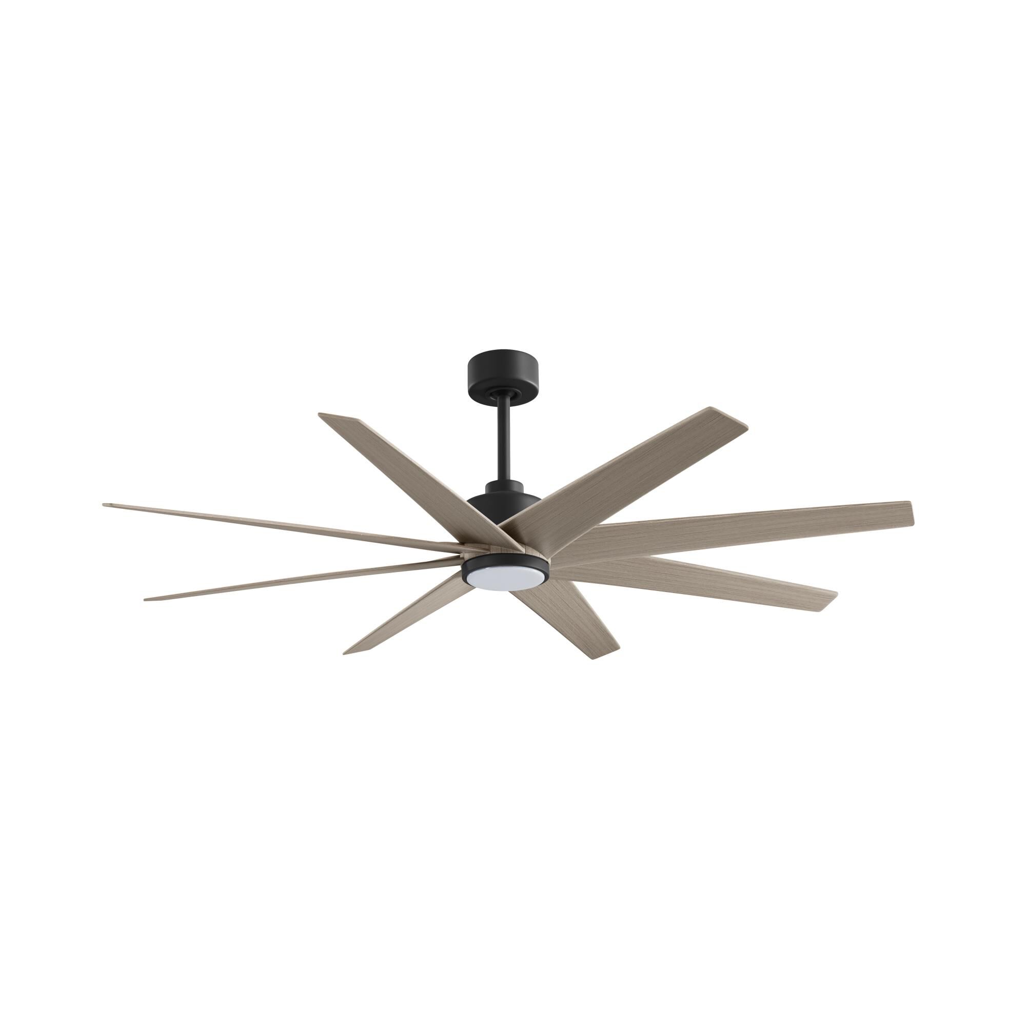 Matthews Fan Company Ariella Outdoor Rated 64 Inch Ceiling Fan with Light Kit - ANLK-BK-GA-64