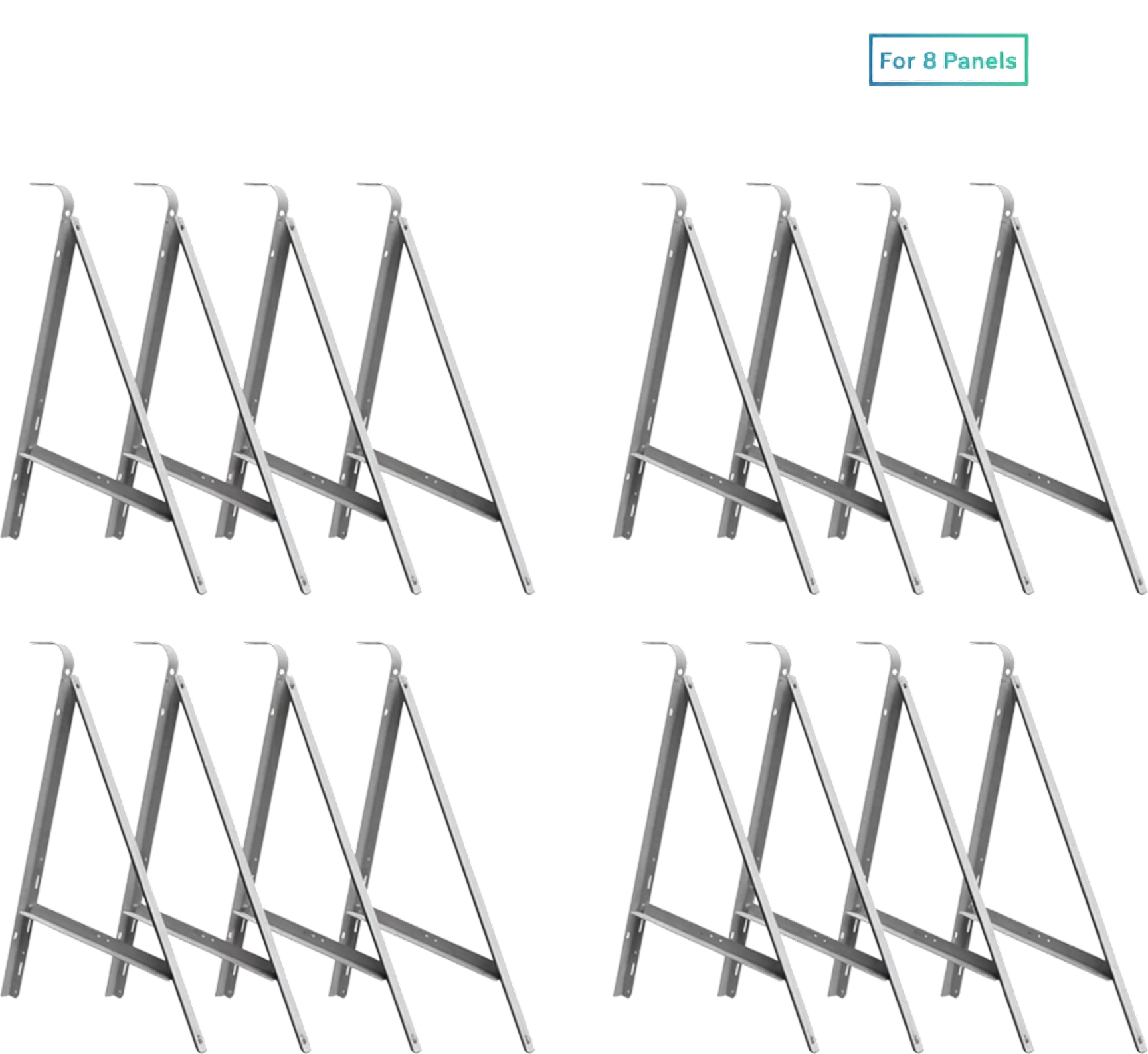 Anker SOLIX Solar Panel Mounting Brackets (2-Pack) for 8 Panels